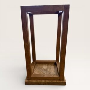 Wooden Lantern Candle Holder Centerpiece